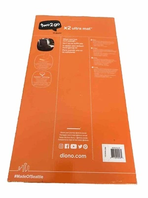 Diono Ultra Mat Pack Full Size Car Seat Protectors For Under Car Seat, Crash  - Image 1 of 4