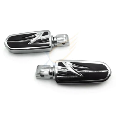 Estriberas Lightning para 99-05 Kawasaki Vulcan 1600 Drifter clavijas de pasajero trasero Foto 1 de 4