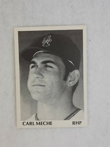 1975 TCMA Minor League Quad-City Angels Carl Meche M2