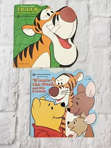Vintage Golden Shape Books Tigger & Winnie the Pooh - Imagen 1 de 4