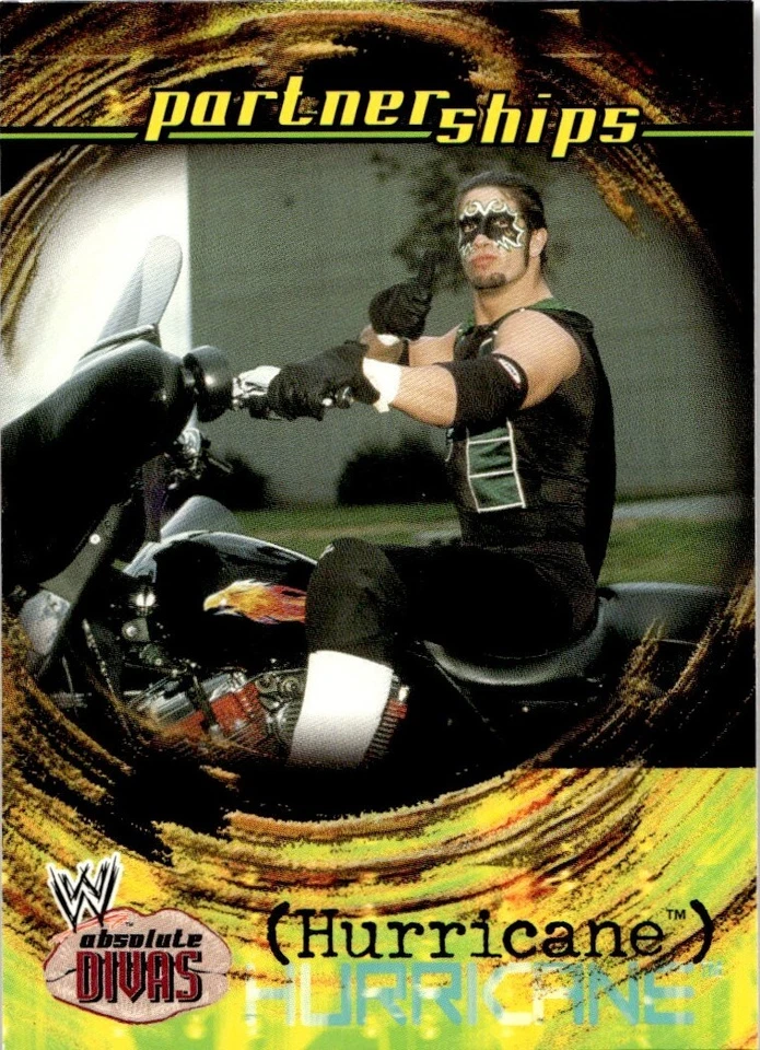 2002 Fleer WWE Absolute Divas Diva Gems Gold The Hurricane #63 - Image 1 of 2