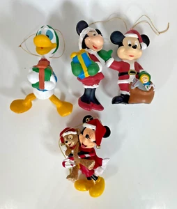 Disney Parks Mickey Mouse and Disney Bear Figurine Ornament RETIRED ITEM - Picture 1 of 8