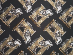 harry potter hufflepuff fun fabric 13 by 11 inch new - Picture 1 of 2