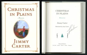 Jimmy Carter President SIGNED AUTOGRAPHED Christmas In Plains HC 1st Ed Print - Picture 1 of 4