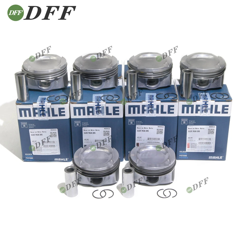 6X Pistons & Rings Set Φ84mm For BMW E82 E90 E60 135i 335i 535i 740i N54B30 - Image 1 of 4