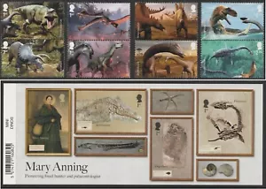 Britain 2024 Kingdom Age of the Dinosaurs Iguanodon Tyrannosaurus T REX 4x2v + m - Picture 1 of 1