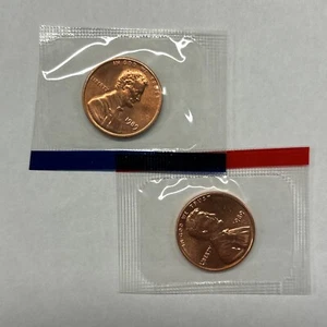 Centavos conmemorativos Lincoln 1989 P&D conjunto como nuevos en violonchelo como nuevos con envío gratuito - Imagen 1 de 2