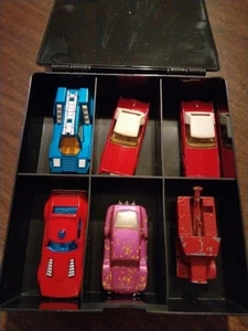 6 VINTAGE MATCHBOX BEACH BUGGY LINCOLN COSMOBILE FIRE CHIEF SCAMMEL BREAKDOWN TR - Picture 1 of 15