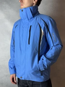 Descente Ski Jacket Insulated Blue Premium Snowboard Outdoor Men's Size M - Picture 1 of 23