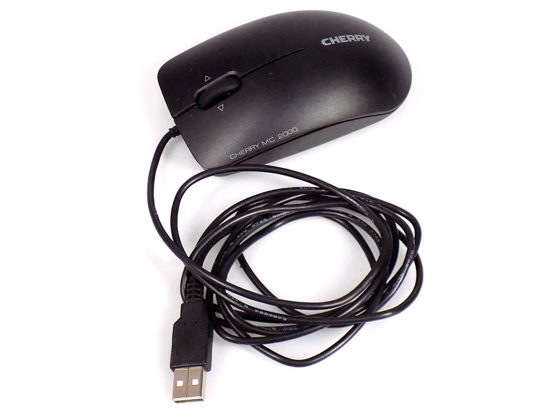 Cherry MC 2000 JM-0600-2/01 USB Optical Mouse, Black, Optische Maus, Schwarz - Bild 1 von 1