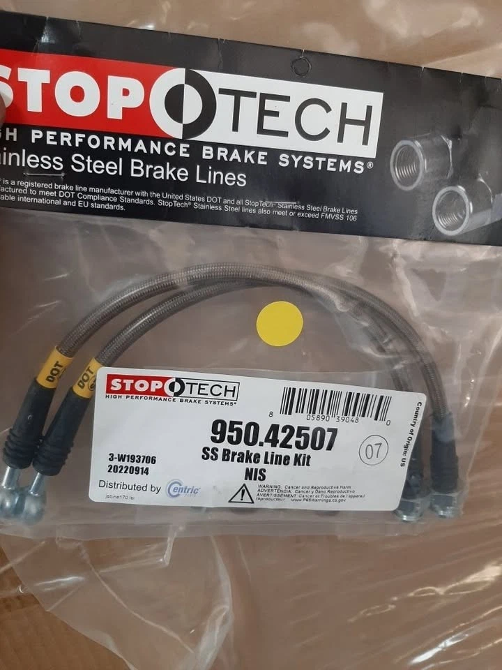 Líneas de freno trasero StopTech 950.42507 Nissan 240SX Foto 1 de 1