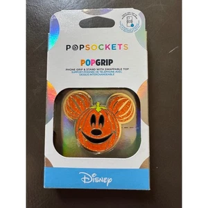 Disney Halloween Mickey Mouse Pumpkin PopSockets PopGrip Phone Grip - Picture 1 of 2