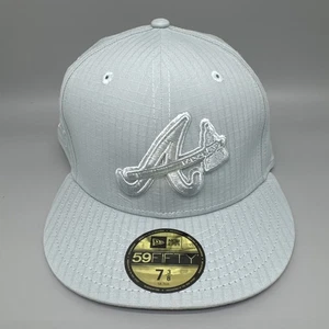 New Era 59Fifty Fitted Atlanta Braves Gray All-Star Game Hat Men's Sz 7-3/8 - Picture 1 of 6