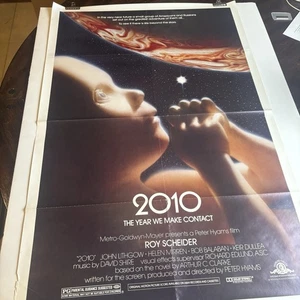 Orig 1984 Movie House Poster “ 2010 THE YEAR WE MAKE CONTACT” 27x41 Peter Hyams - Picture 1 of 19