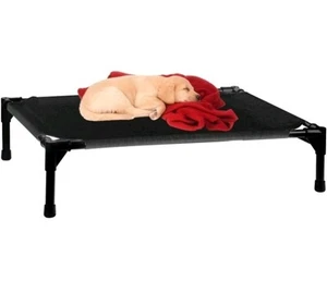 Outdoor Erhöhtes Hundebett Bett Polyester Netz Medium Hunde Wasserdicht Rutschfest - Bild 1 von 7