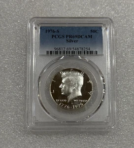 Medio dólar Kennedy 1976 S prueba plata graduación profesional Pr69 cámara d (254) - Imagen 1 de 2