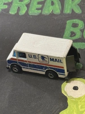 Antigo 1976 Hot Wheels Letter Getter Caminhão de Entrega Correio dos EUA 1:64 Portas de Trabalho HK - Imagem 1 de 4