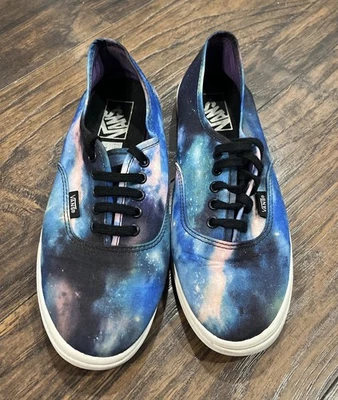 VANS Off the Wall Zapatos Mujer 9 Cosmic Galaxy Espacio Tenis Con Cordones Hombres 7.5 Foto 1 de 4