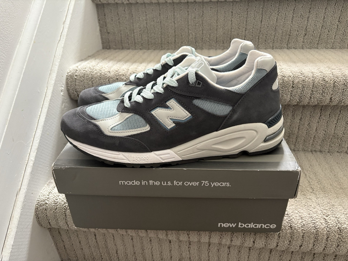 New Balance Kith x 990v2 Made in USA Steel Blue for Sale New Balance Kith x 990v2 Made in USA Steel Blue for Sale