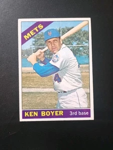 1966 Topps Set-Break #385 Ken Boyer Mets Free Shipping - Picture 1 of 2