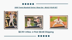 2009 Topps Baseball Base Set. You Pick. Build your Set! .88 Shipping - Picture 1 of 67