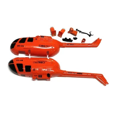 RC-ERA C186 PRO Cover Fuselage Shell RC Helicopter Spare Parts - Image 1 of 4
