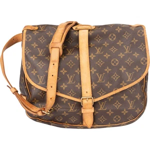 Louis Vuitton Canvas Monogram Saumur 35 Crossbody Bag Tasche - Bild 1 von 13