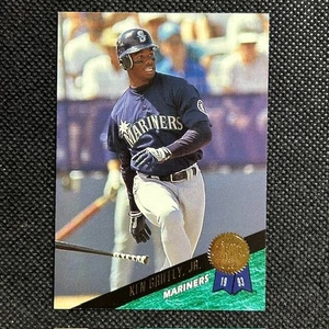 Ken Griffey, Jr. 1993 Leaf #319 Seattle Mariners Legend HOF - Foto 1 di 2