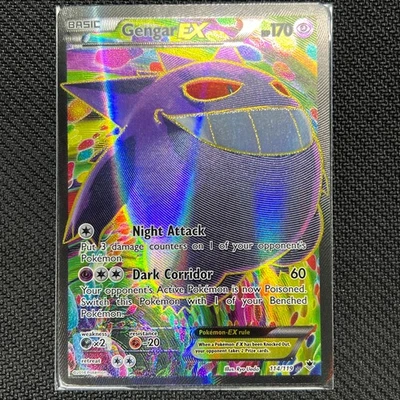 Gengar EX 114/119 Full Art Pokemon Card English XY Phantom Forces TCG CCG NM UR - Image 1 of 4