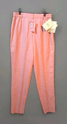 Pantalones Nordstrom CAREER Essentials talla 6 rosa oficina plisado 100 % lana nuevos con etiquetas Foto 1 de 4