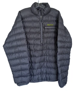 Marmot 800 Fill Quilted Puffer Daunenjacke Herren Größe L leicht grau - Bild 1 von 8