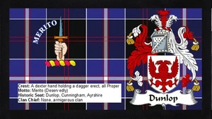 Dunlop Scottish Clan Scotland Bar Mat Corredor Pub Hogar Fantástico Recuerdo - Imagen 1 de 3