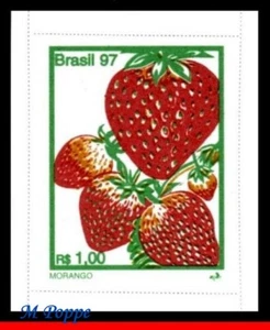 2636u BRAZIL 1999 FRUITS, STRAWBERRY, DATED 1997, SV $30.00, RHM 773, MNH - Picture 1 of 2