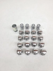2019-2023 CADILLAC XT4 2.0T AWD WHEEL RIM LUG NUT BOLT BOLTS & LOCK BOLT OEM - Picture 1 of 15