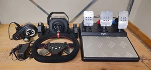 Volante para juegos PXN V10 con pedales y palanca de cambios Force Feedback PC PS4 Xbox (LEER) - Imagen 1 de 6