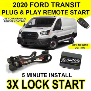 Js Alarms Remote Start Plug & Play For 2020 Ford Transit 150 250 350 FO2 - Picture 1 of 8