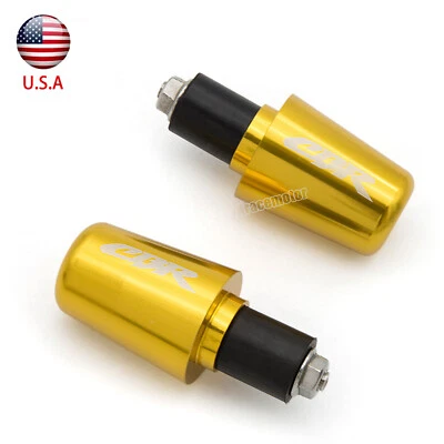 2 PCS Handle Bar End Plug Grip Ends Caps For Honda CBR600RR CBR1000RR 2004-2014 - Image 1 of 4