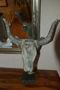 Deko Geweih Stier Wanddeko Schädel Geweih xl stehend - Bild 1 von 6