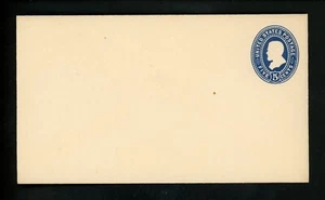 US Postal Stationery U330 Mint Envelope Entire 5c Blue on White Grant 1887 - Picture 1 of 2