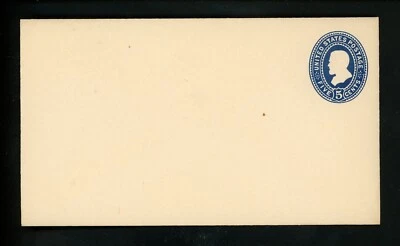 US Postal Stationery U330 Mint Envelope Entire 5c Blue on White Grant 1887 - Image 1 of 2