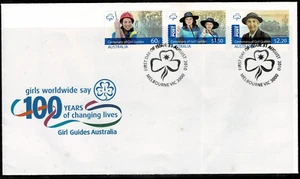 AUSTRALIA  2010 CENTENARY OF GIRL GUIDING IN AUSTRALIA FDC - Picture 1 of 1