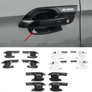 Matte Black 4PCS Car Door Handle Bowl Cover Trim for Isuzu D-Max Dmax 2021-2023 - Picture 1 of 5