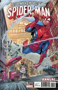 Peter Parker: Spectacular Spider-Man (2018) #1 casi nuevo cubierta variante Javier Garrón - Imagen 1 de 1