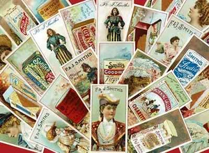 TARJETAS DE PUBLICIDAD - F.&J. SMITH - Juego de tarjetas de cigarrillo reimpresión 1897 (UV07) - Imagen 1 de 7