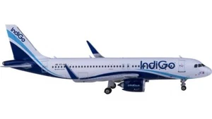 1:400 Phoenix Indigo AIRBUS A320 Passenger Airplane Diecast Plane Aircraft Model - Picture 1 of 4