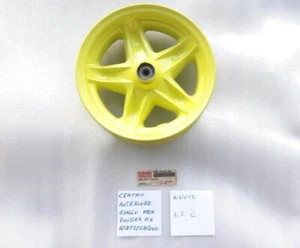 Cerchio anteriore giallo originale MBK Booster 50 1995 - Foto 1 di 2