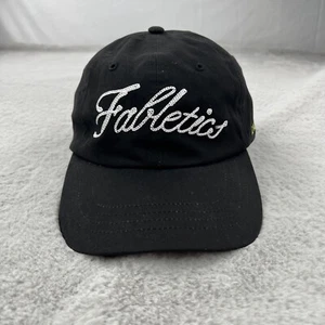 Fabletics Cap Hat Mens One Size Black Embroidered Spellout Gym Workout Training - Picture 1 of 18