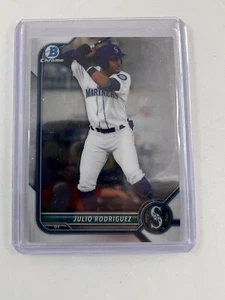 Julio Rodriguez 2022 Bowman #BCP-45 Chrome Prospects - Picture 1 of 2