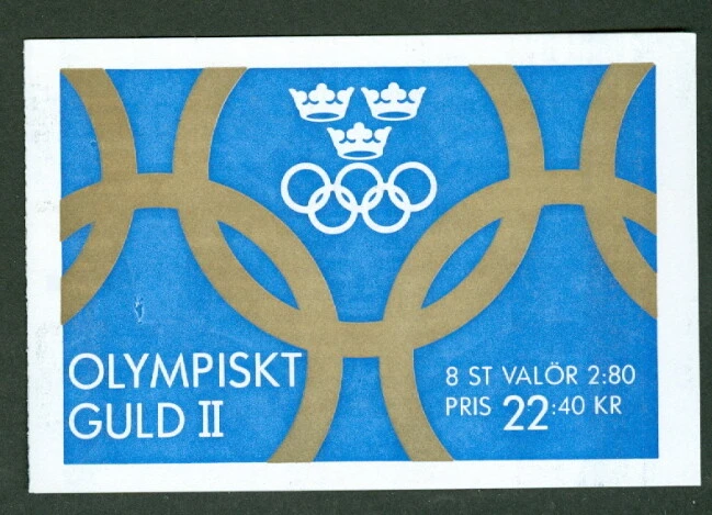 SWEDEN (H423) Scott 1940a, 1992 Olympic Champions II booklet, VF - Изображение 1 из 1