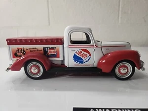 PEPSI COLA 1940 FORD PICKUP Soda Pop Delivery Truck GOLDEN WHEEL -EUC No Smoking - Picture 1 of 9